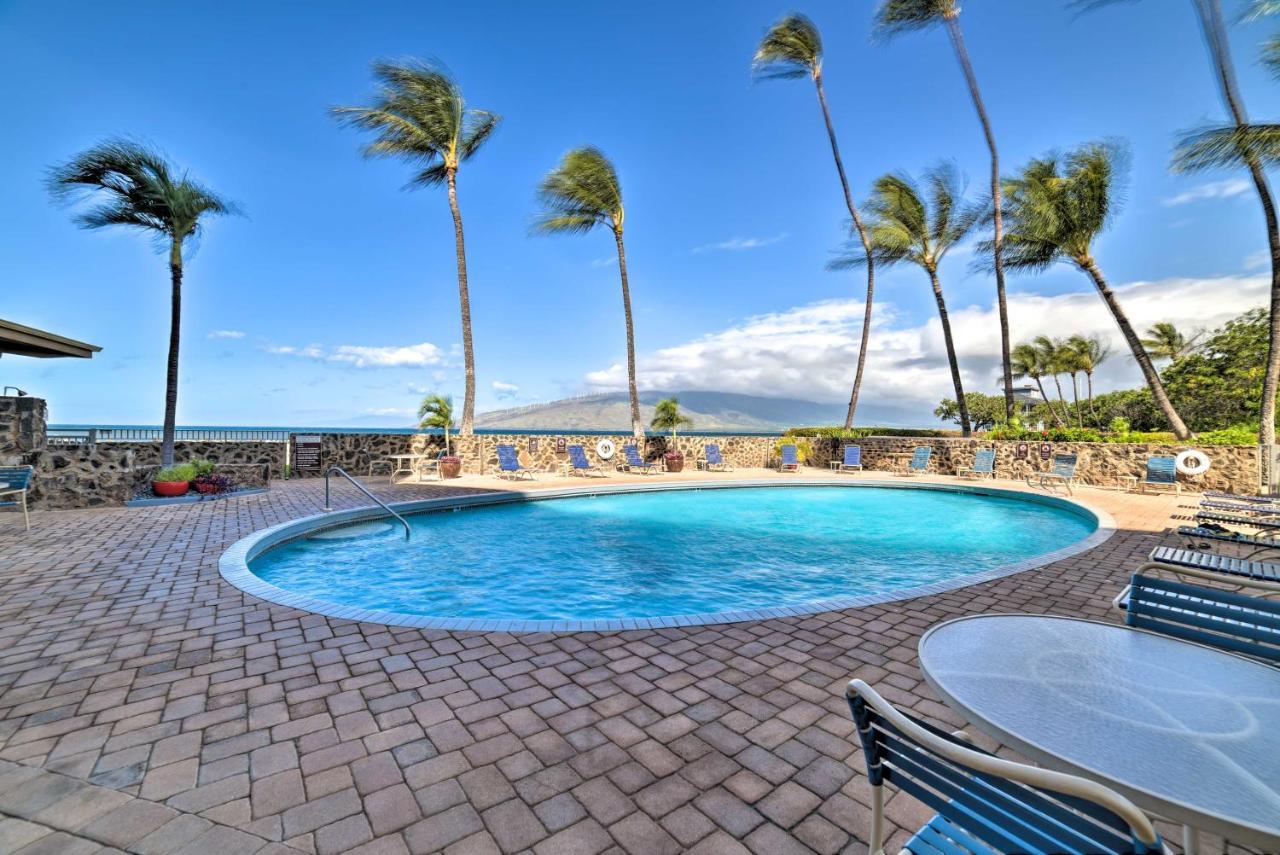 Ocean-View Kihei Condo With Lanai Steps To Beach! Exteriör bild