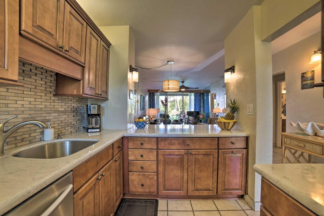 Ocean-View Kihei Condo With Lanai Steps To Beach! Exteriör bild
