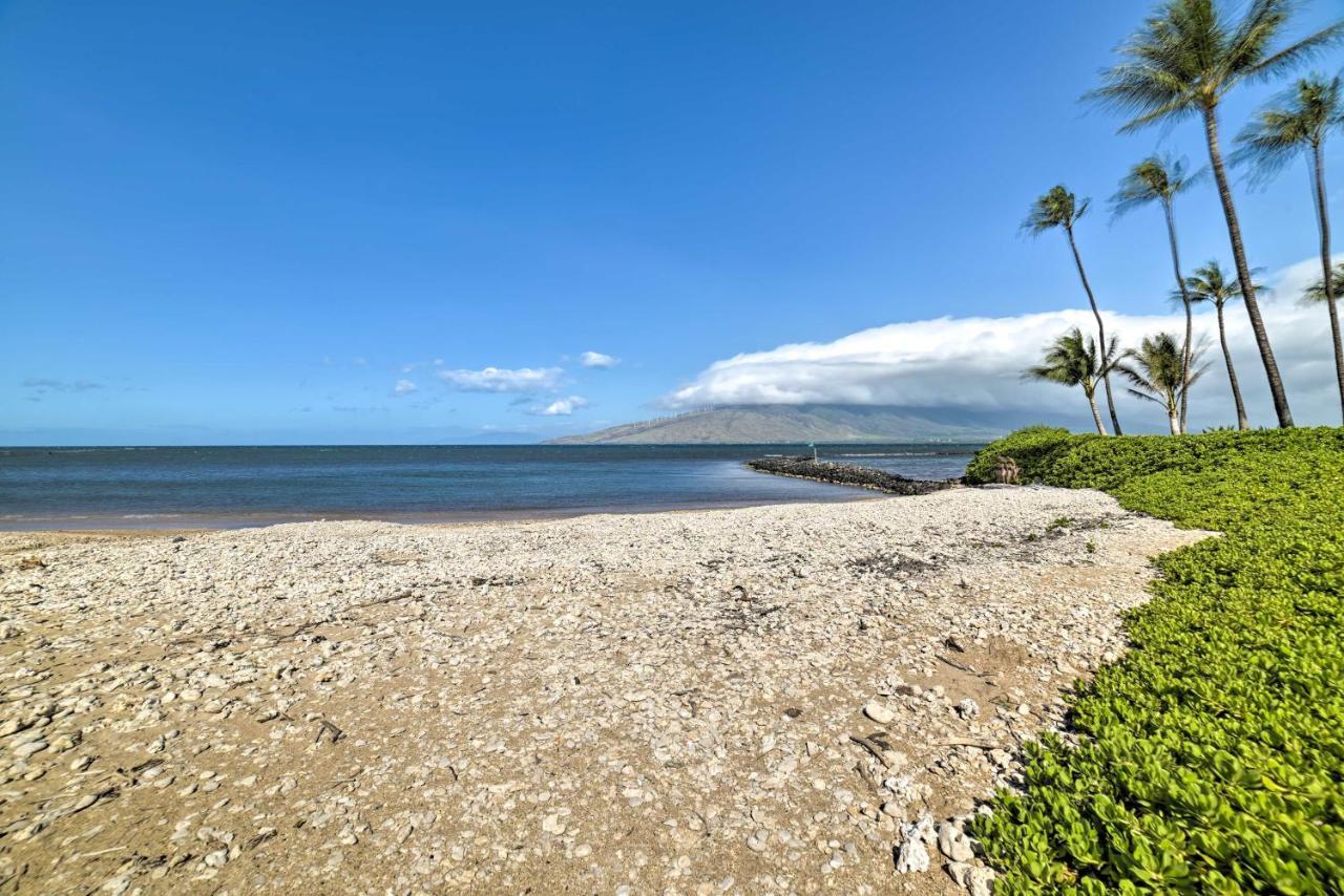 Ocean-View Kihei Condo With Lanai Steps To Beach! Exteriör bild