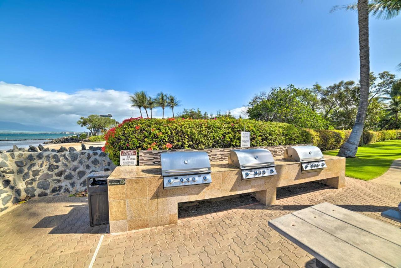 Ocean-View Kihei Condo With Lanai Steps To Beach! Exteriör bild