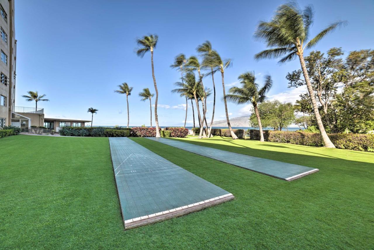 Ocean-View Kihei Condo With Lanai Steps To Beach! Exteriör bild