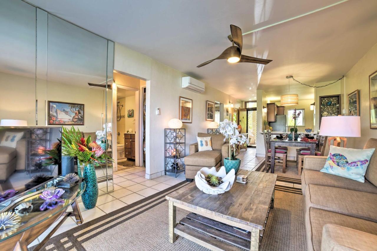 Ocean-View Kihei Condo With Lanai Steps To Beach! Exteriör bild