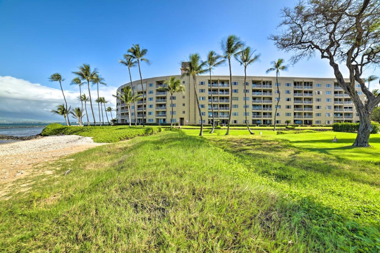 Ocean-View Kihei Condo With Lanai Steps To Beach! Exteriör bild